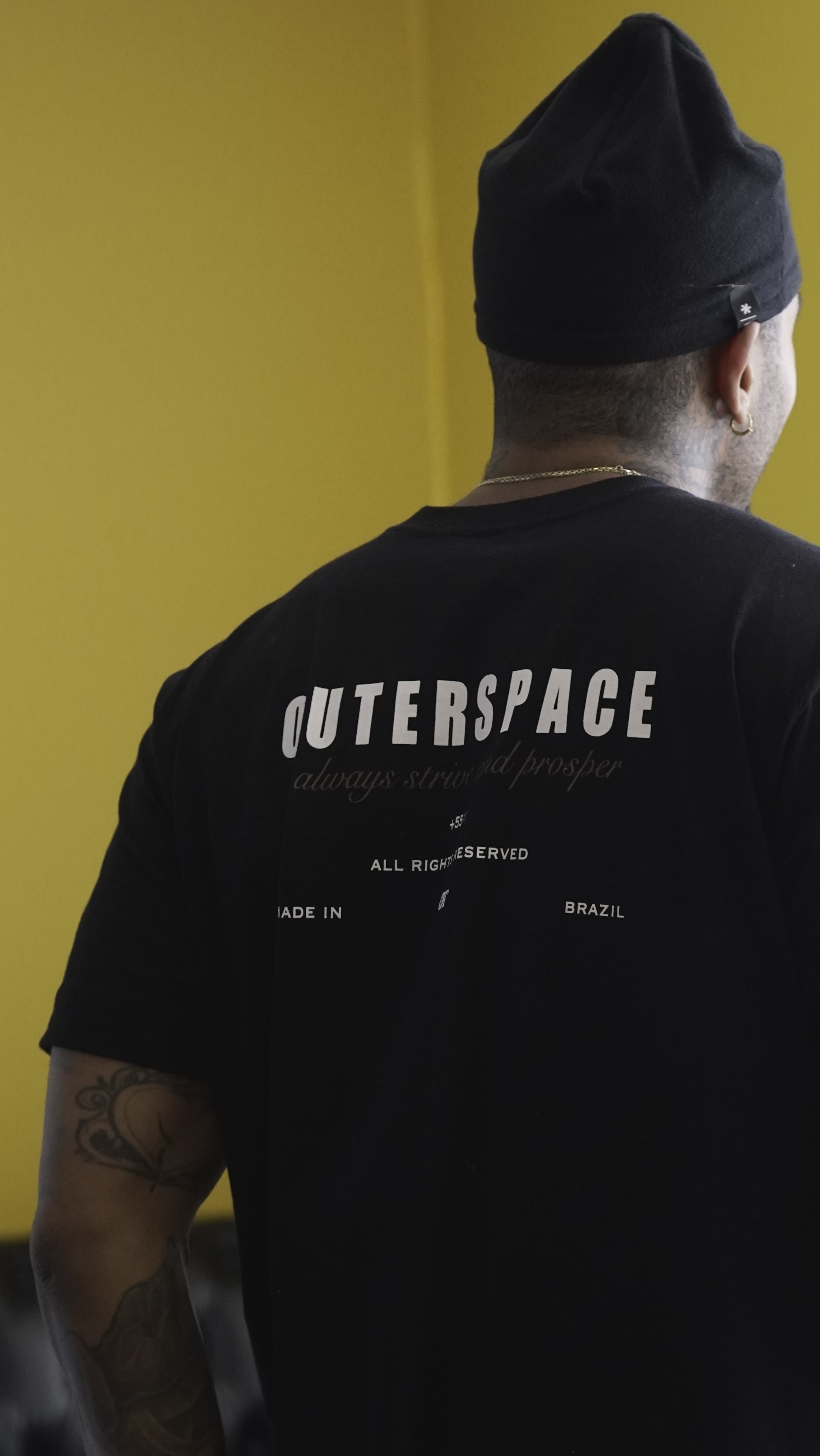 Tshirt Always Strive and Prosper - Black