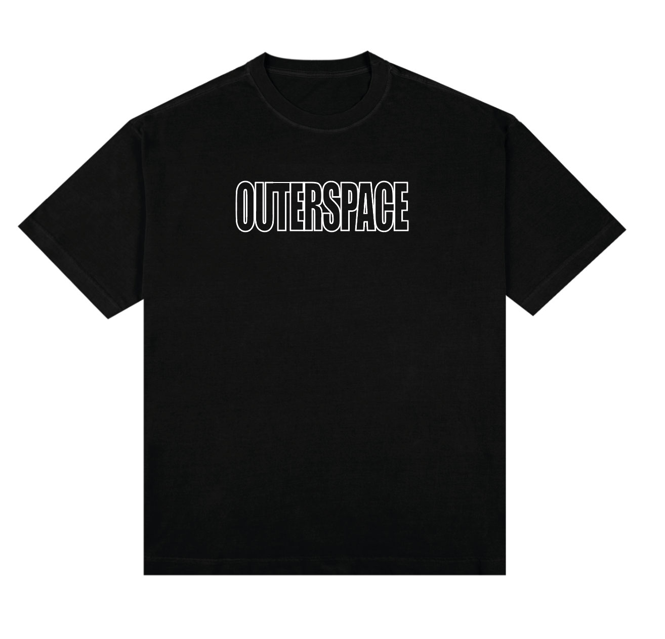 Camiseta Streetwear Outerspace - Preta