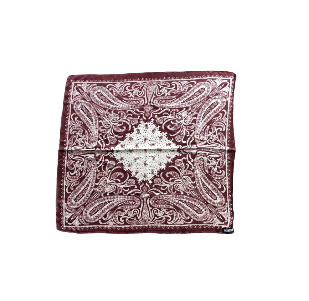 Lenço Seda "Bandana" - Outersapce