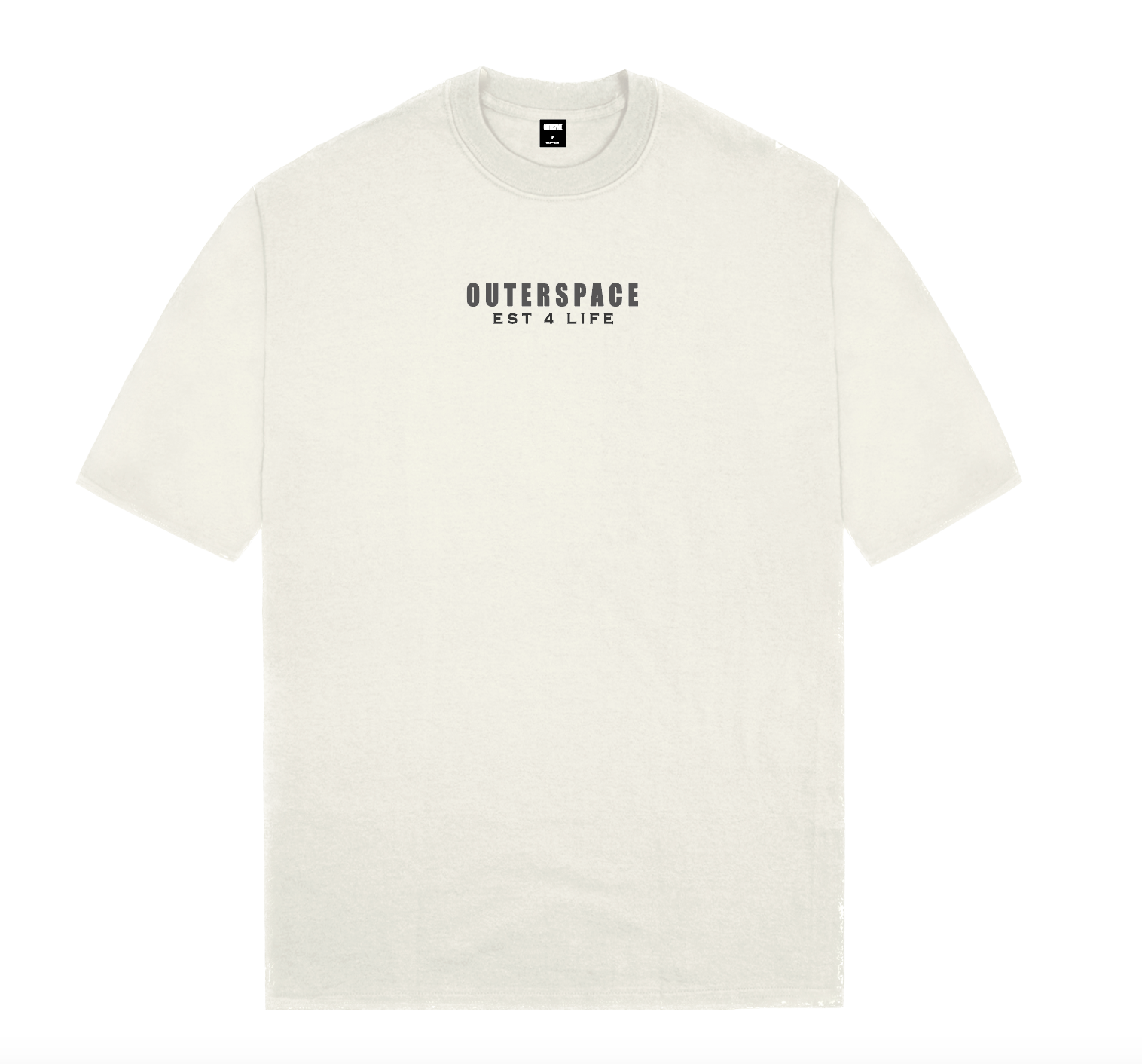T shirt EST 4 Life - Off White