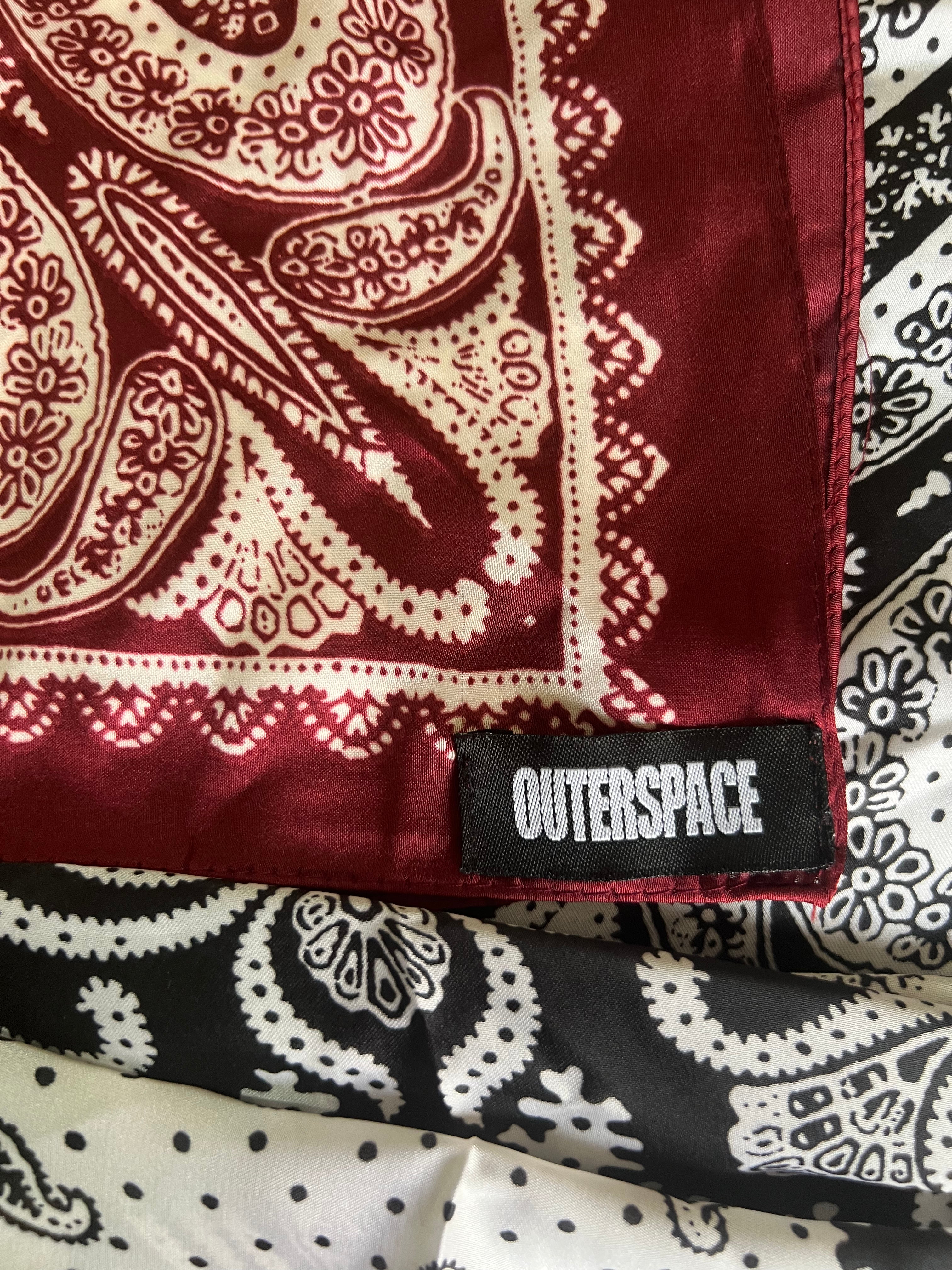 Lenço Seda "Bandana" - Outersapce